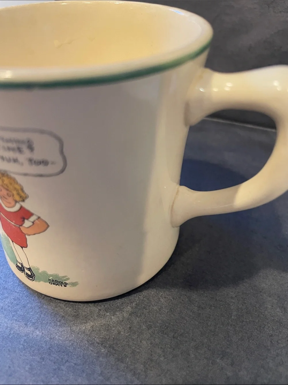 Vintage Little Orphan Annie Ovaltine Mug